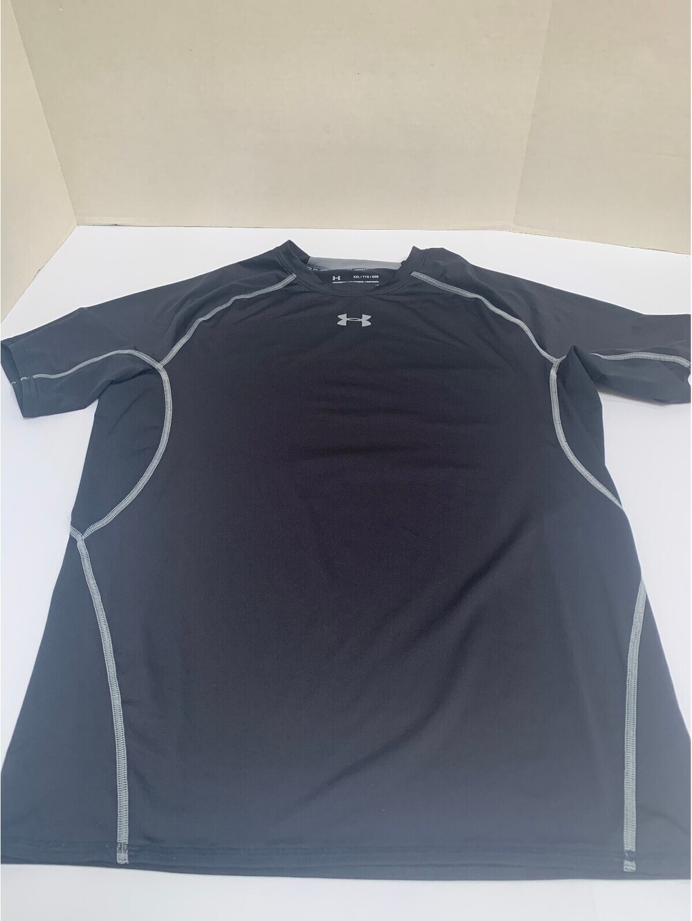 Under Armour HeatGear Compression Short Sleeve Shirt Mens XXL Black